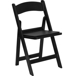 Wood Folding Chair - Black